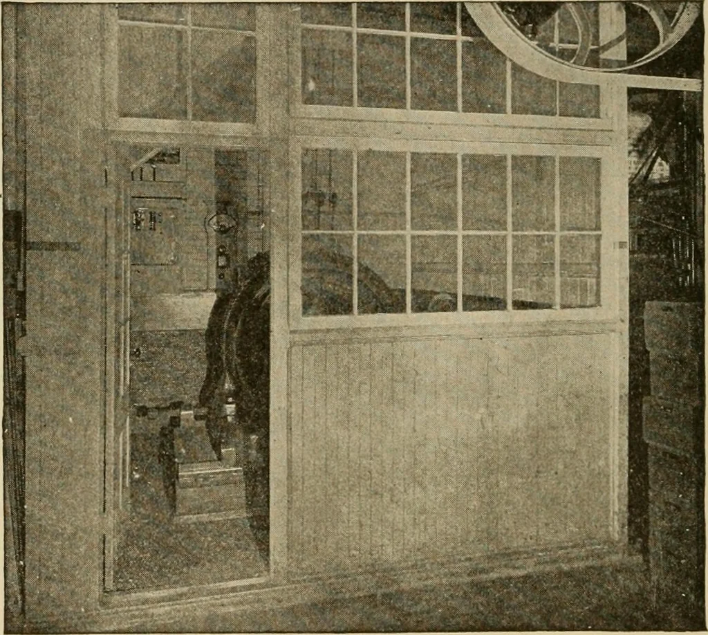 An illustration from Cyclopedia of applied electricity : a general reference work on direct-current generators and motors, storage batteries, electrochemistry, welding, electric wiring, meters, electric lighting, electric railways, power stations, switchboards, power transmission, alternating-current machinery, telegraphy, etc., 1916, leaf 176