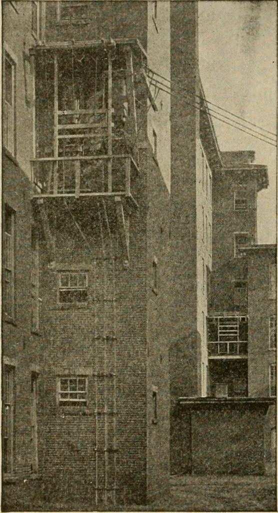 An illustration from Cyclopedia of applied electricity : a general reference work on direct-current generators and motors, storage batteries, electrochemistry, welding, electric wiring, meters, electric lighting, electric railways, power stations, switchboards, power transmission, alternating-current machinery, telegraphy, etc., 1916, leaf 200