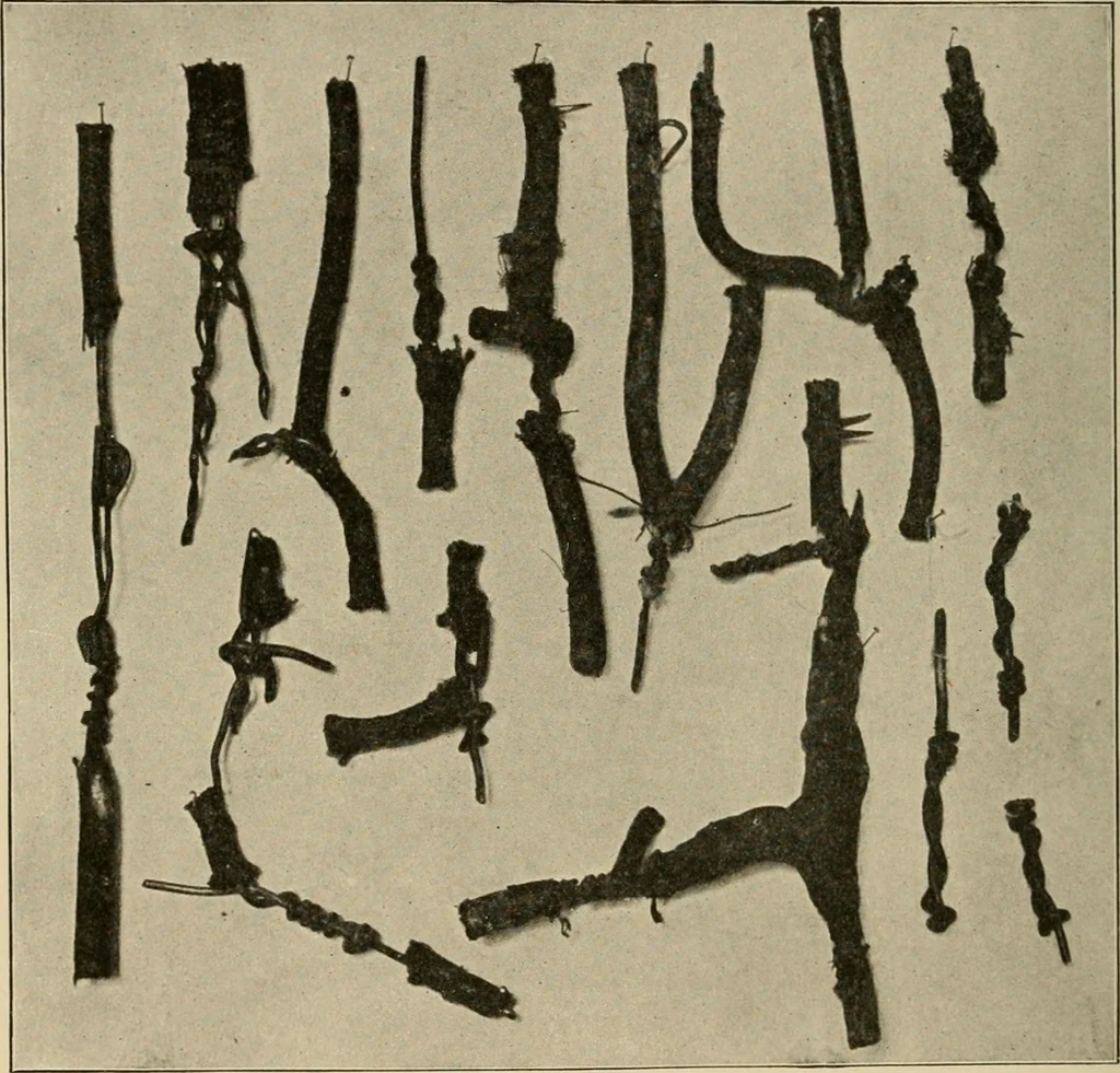 An illustration from Cyclopedia of applied electricity : a general reference work on direct-current generators and motors, storage batteries, electrochemistry, welding, electric wiring, meters, electric lighting, electric railways, power stations, switchboards, power transmission, alternating-current machinery, telegraphy, etc., 1916, leaf 206