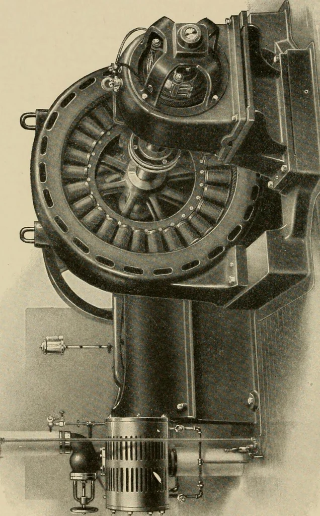 An illustration from Cyclopedia of applied electricity : a general reference work on direct-current generators and motors, storage batteries, electrochemistry, welding, electric wiring, meters, electric lighting, electric railways, power stations, switchboards, power transmission, alternating-current machinery, telegraphy, etc., 1916, leaf 230