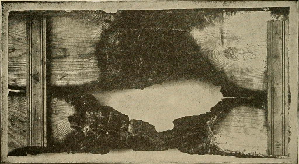 An illustration from Cyclopedia of applied electricity : a general reference work on direct-current generators and motors, storage batteries, electrochemistry, welding, electric wiring, meters, electric lighting, electric railways, power stations, switchboards, power transmission, alternating-current machinery, telegraphy, etc., 1916, leaf 238