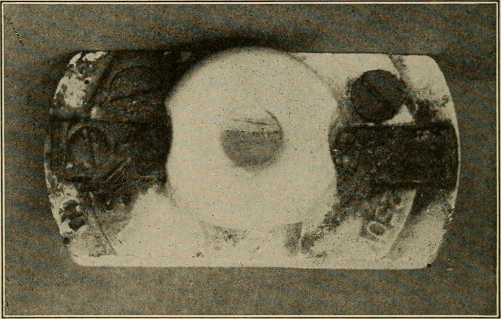 An illustration from Cyclopedia of applied electricity : a general reference work on direct-current generators and motors, storage batteries, electrochemistry, welding, electric wiring, meters, electric lighting, electric railways, power stations, switchboards, power transmission, alternating-current machinery, telegraphy, etc., 1916, leaf 250