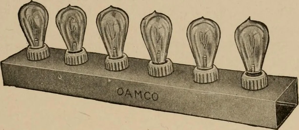 An illustration from Cyclopedia of applied electricity : a general reference work on direct-current generators and motors, storage batteries, electrochemistry, welding, electric wiring, meters, electric lighting, electric railways, power stations, switchboards, power transmission, alternating-current machinery, telegraphy, etc., 1916, leaf 287