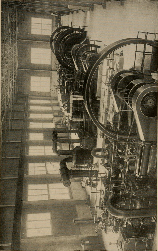 An illustration from Cyclopedia of applied electricity : a general reference work on direct-current generators and motors, storage batteries, electrochemistry, welding, electric wiring, meters, electric lighting, electric railways, power stations, switchboards, power transmission, alternating-current machinery, telegraphy, etc., 1916, leaf 315