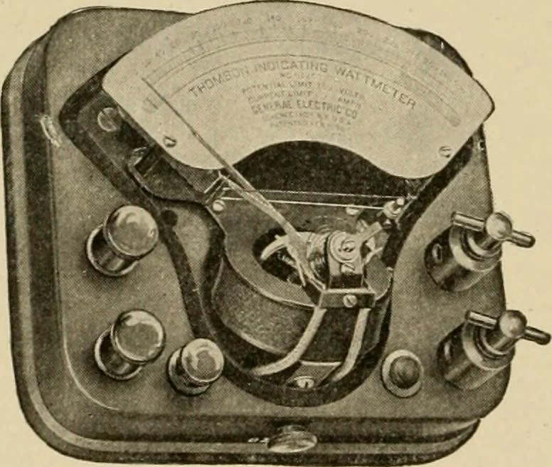 An illustration from Cyclopedia of applied electricity : a general reference work on direct-current generators and motors, storage batteries, electrochemistry, welding, electric wiring, meters, electric lighting, electric railways, power stations, switchboards, power transmission, alternating-current machinery, telegraphy, etc., 1916, leaf 354