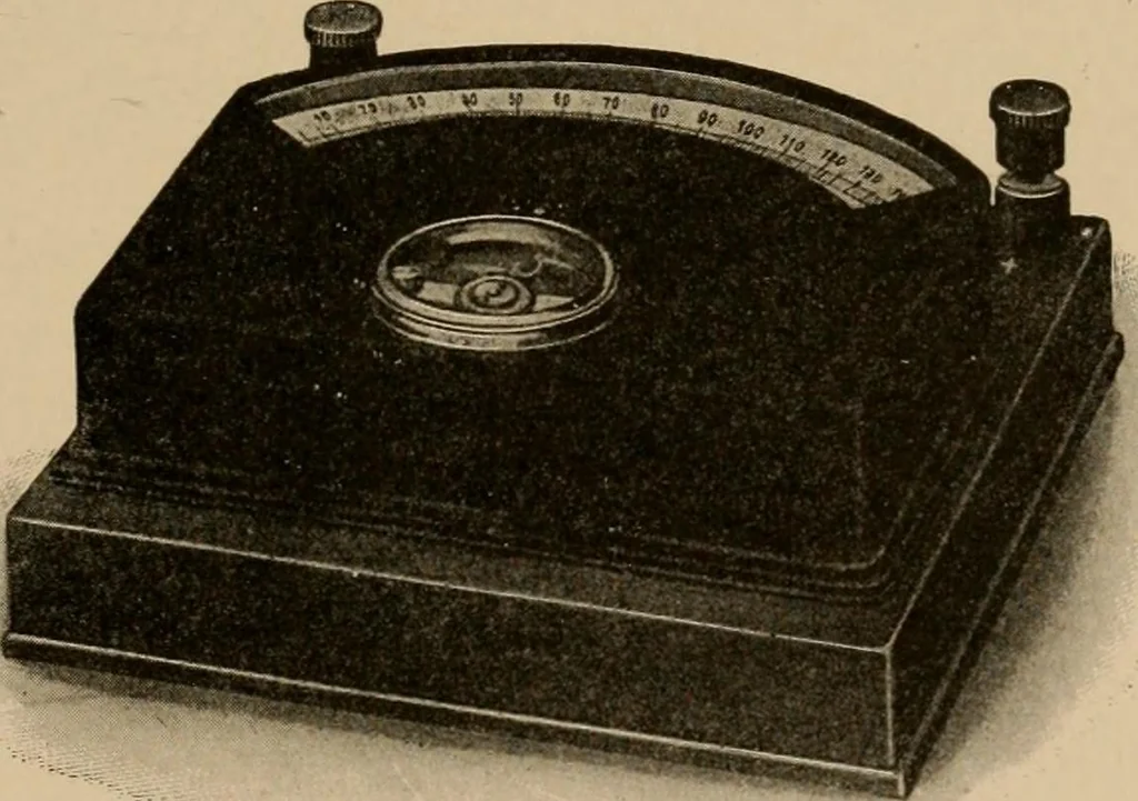 An illustration from Cyclopedia of applied electricity : a general reference work on direct-current generators and motors, storage batteries, electrochemistry, welding, electric wiring, meters, electric lighting, electric railways, power stations, switchboards, power transmission, alternating-current machinery, telegraphy, etc., 1916, leaf 397