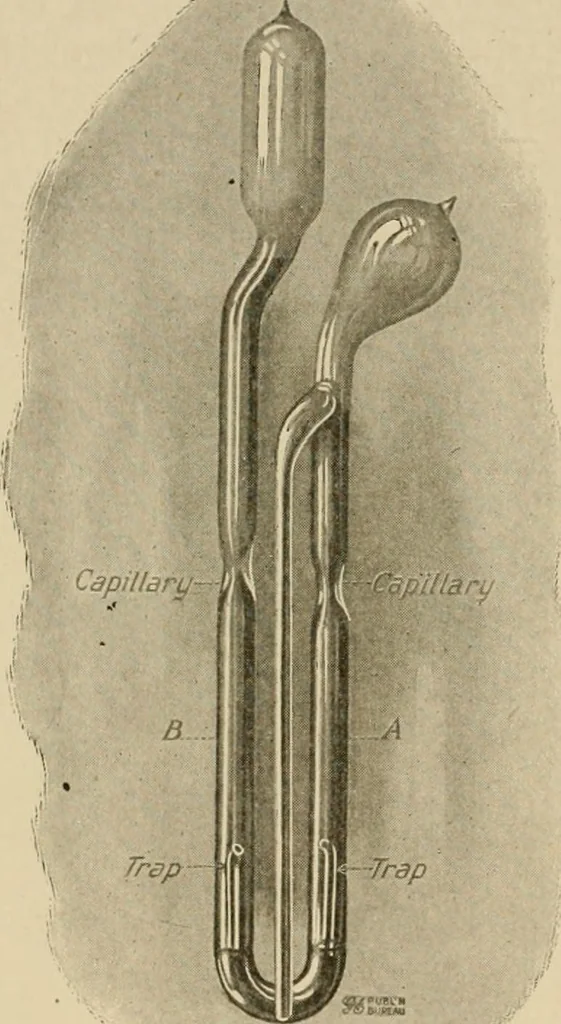 An illustration from Cyclopedia of applied electricity : a general reference work on direct-current generators and motors, storage batteries, electrochemistry, welding, electric wiring, meters, electric lighting, electric railways, power stations, switchboards, power transmission, alternating-current machinery, telegraphy, etc., 1916, leaf 496