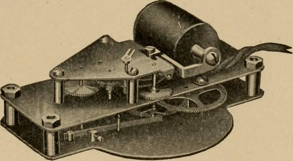 An illustration from Cyclopedia of applied electricity : a general reference work on direct-current generators and motors, storage batteries, electrochemistry, welding, electric wiring, meters, electric lighting, electric railways, power stations, switchboards, power transmission, alternating-current machinery, telegraphy, etc., 1916, leaf 501