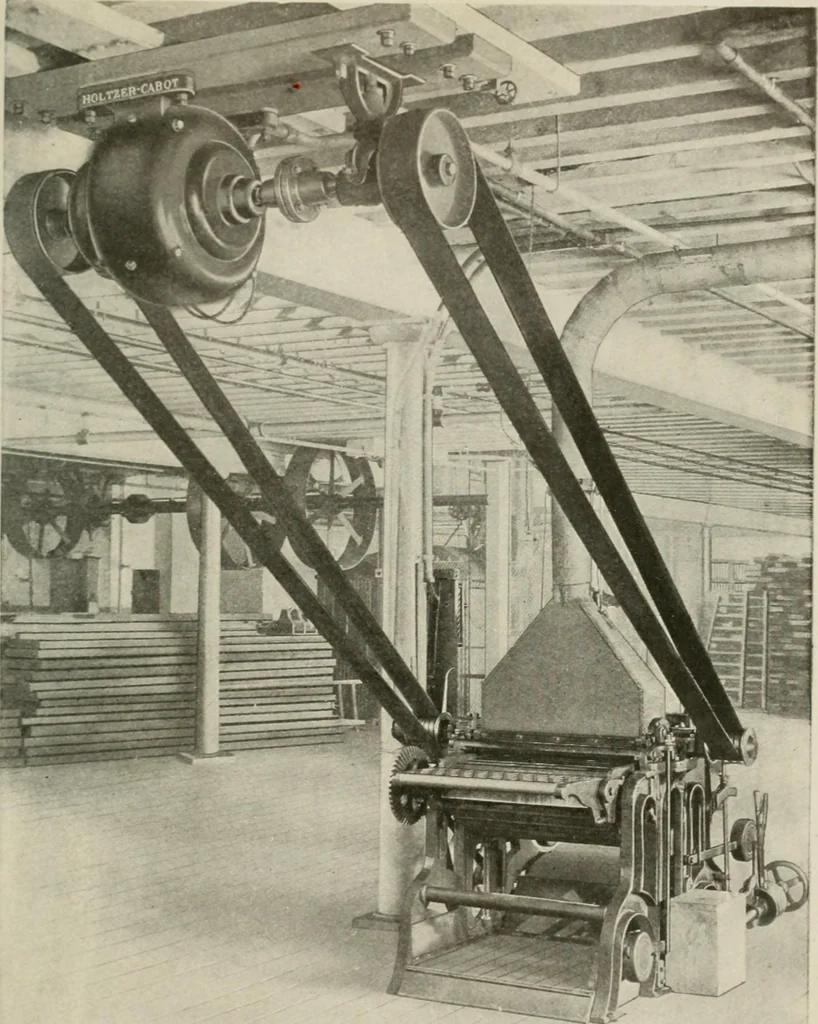 An illustration from Cyclopedia of applied electricity : a practical guide for electricians, mechanics, engineers, students, telegraph and telephone operators, and all others interested in electricity, 1905, leaf 105