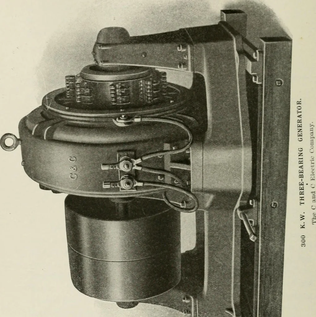An illustration from Cyclopedia of applied electricity : a practical guide for electricians, mechanics, engineers, students, telegraph and telephone operators, and all others interested in electricity, 1905, leaf 158