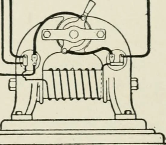 An illustration from Cyclopedia of applied electricity : a practical guide for electricians, mechanics, engineers, students, telegraph and telephone operators, and all others interested in electricity, 1905, leaf 196