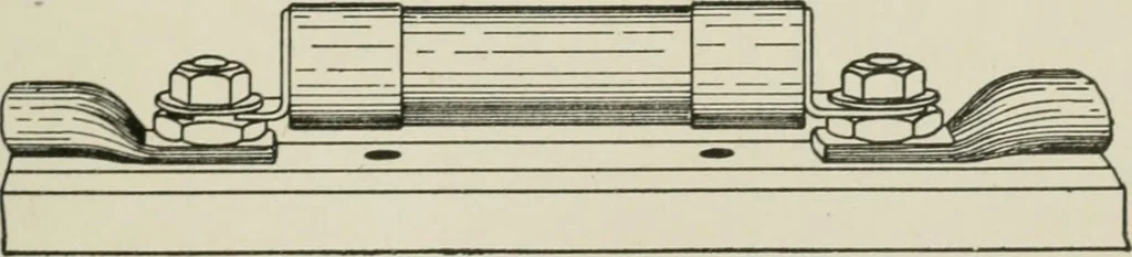 An illustration from Cyclopedia of applied electricity : a practical guide for electricians, mechanics, engineers, students, telegraph and telephone operators, and all others interested in electricity, 1905, leaf 243