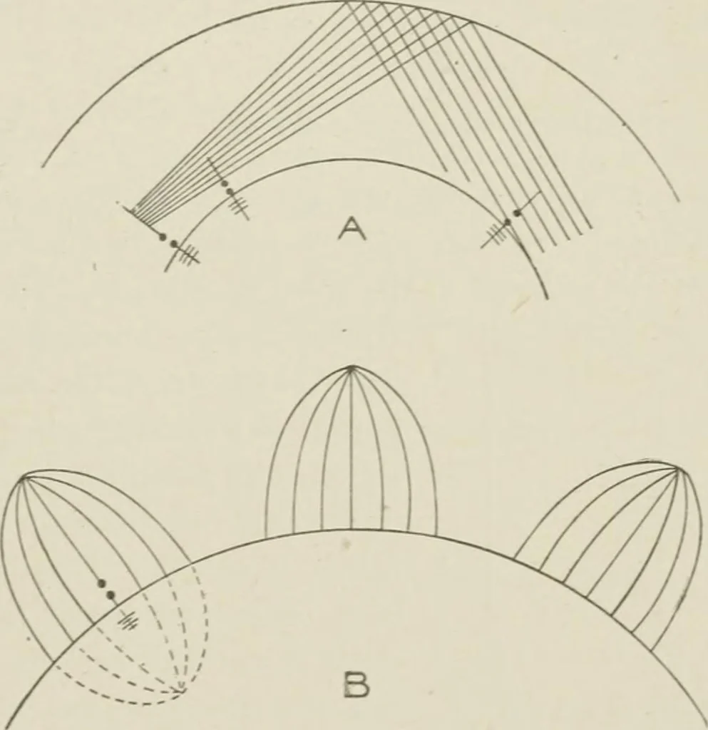 An illustration from Cyclopedia of applied electricity : a practical guide for electricians, mechanics, engineers, students, telegraph and telephone operators, and all others interested in electricity, 1905, leaf 373