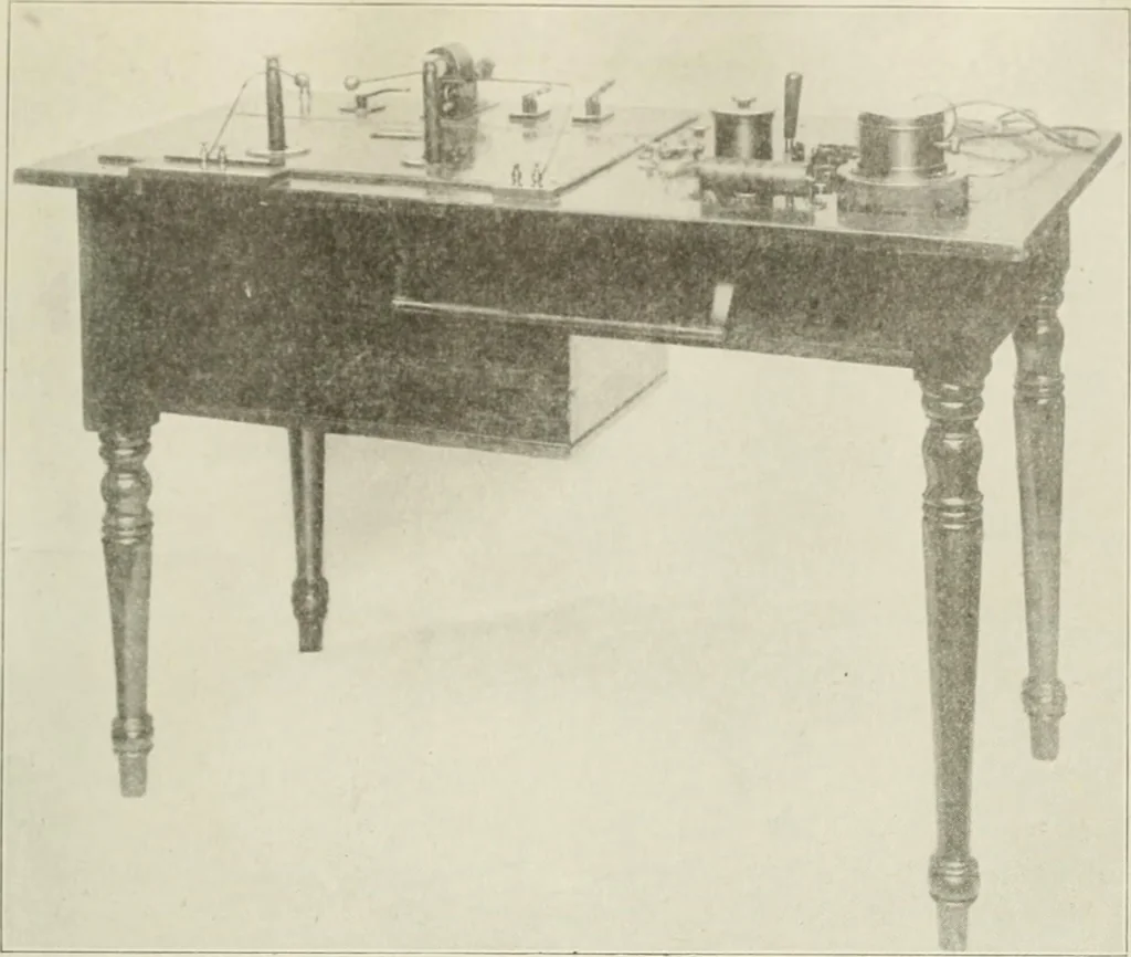 An illustration from Cyclopedia of applied electricity : a practical guide for electricians, mechanics, engineers, students, telegraph and telephone operators, and all others interested in electricity, 1905, leaf 395