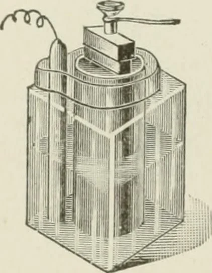 An illustration from Cyclopedia of applied electricity : a practical guide for electricians, mechanics, engineers, students, telegraph and telephone operators, and all others interested in electricity, 1905, leaf 40