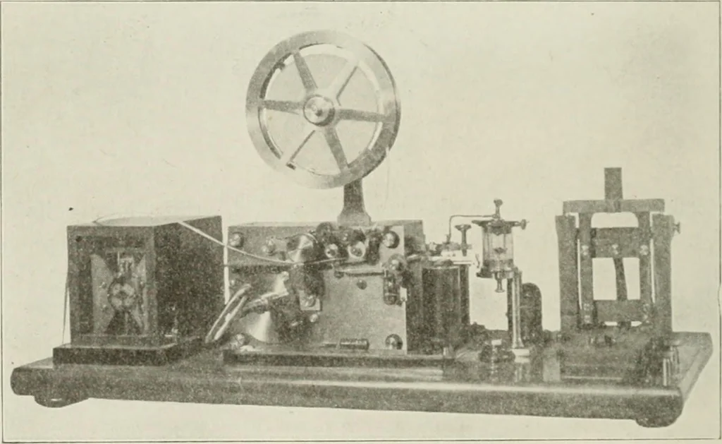 An illustration from Cyclopedia of applied electricity : a practical guide for electricians, mechanics, engineers, students, telegraph and telephone operators, and all others interested in electricity, 1905, leaf 400