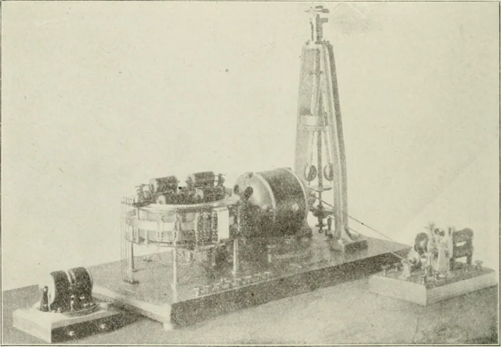 An illustration from Cyclopedia of applied electricity : a practical guide for electricians, mechanics, engineers, students, telegraph and telephone operators, and all others interested in electricity, 1905, leaf 402