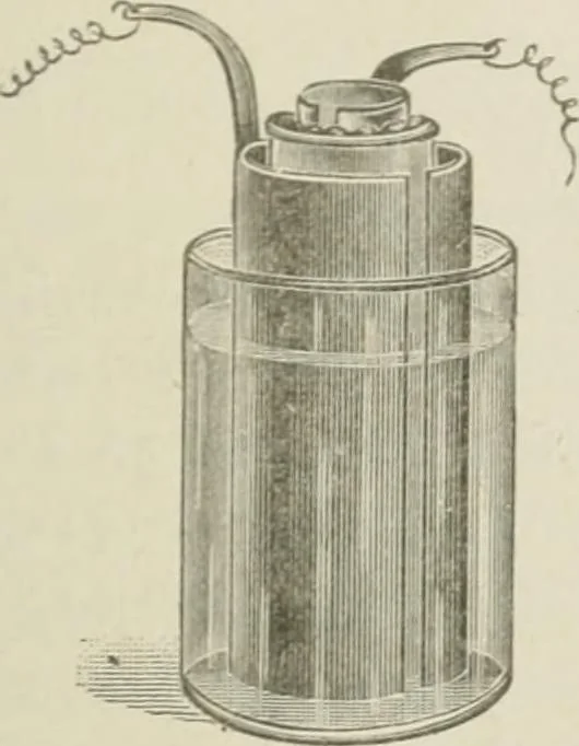An illustration from Cyclopedia of applied electricity : a practical guide for electricians, mechanics, engineers, students, telegraph and telephone operators, and all others interested in electricity, 1905, leaf 41