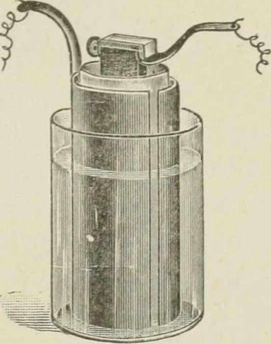 An illustration from Cyclopedia of applied electricity : a practical guide for electricians, mechanics, engineers, students, telegraph and telephone operators, and all others interested in electricity, 1905, leaf 41