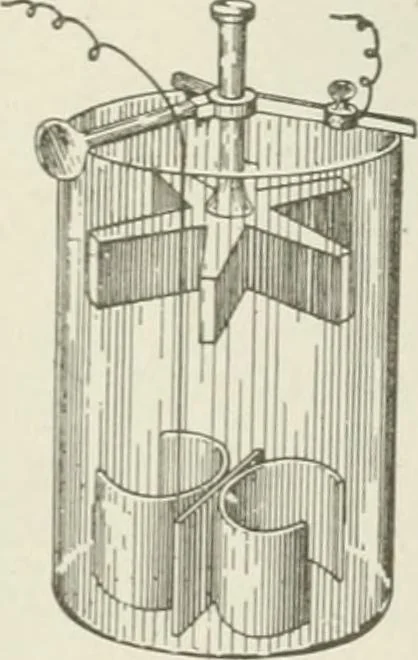 An illustration from Cyclopedia of applied electricity : a practical guide for electricians, mechanics, engineers, students, telegraph and telephone operators, and all others interested in electricity, 1905, leaf 42
