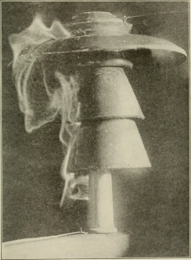 An illustration from Cyclopedia of applied electricity : a practical guide for electricians, mechanics, engineers, students, telegraph and telephone operators, and all others interested in electricity, 1905, leaf 421