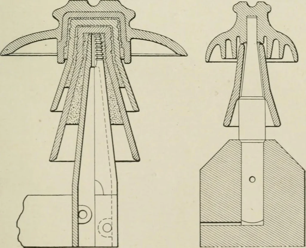 An illustration from Cyclopedia of applied electricity : a practical guide for electricians, mechanics, engineers, students, telegraph and telephone operators, and all others interested in electricity, 1905, leaf 433