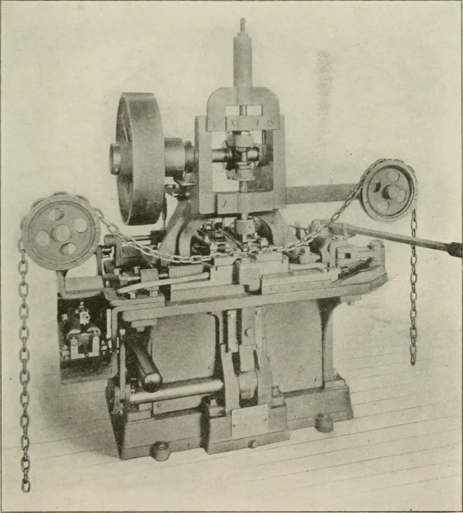 An illustration from Cyclopedia of applied electricity : a practical guide for electricians, mechanics, engineers, students, telegraph and telephone operators, and all others interested in electricity, 1905, leaf 443