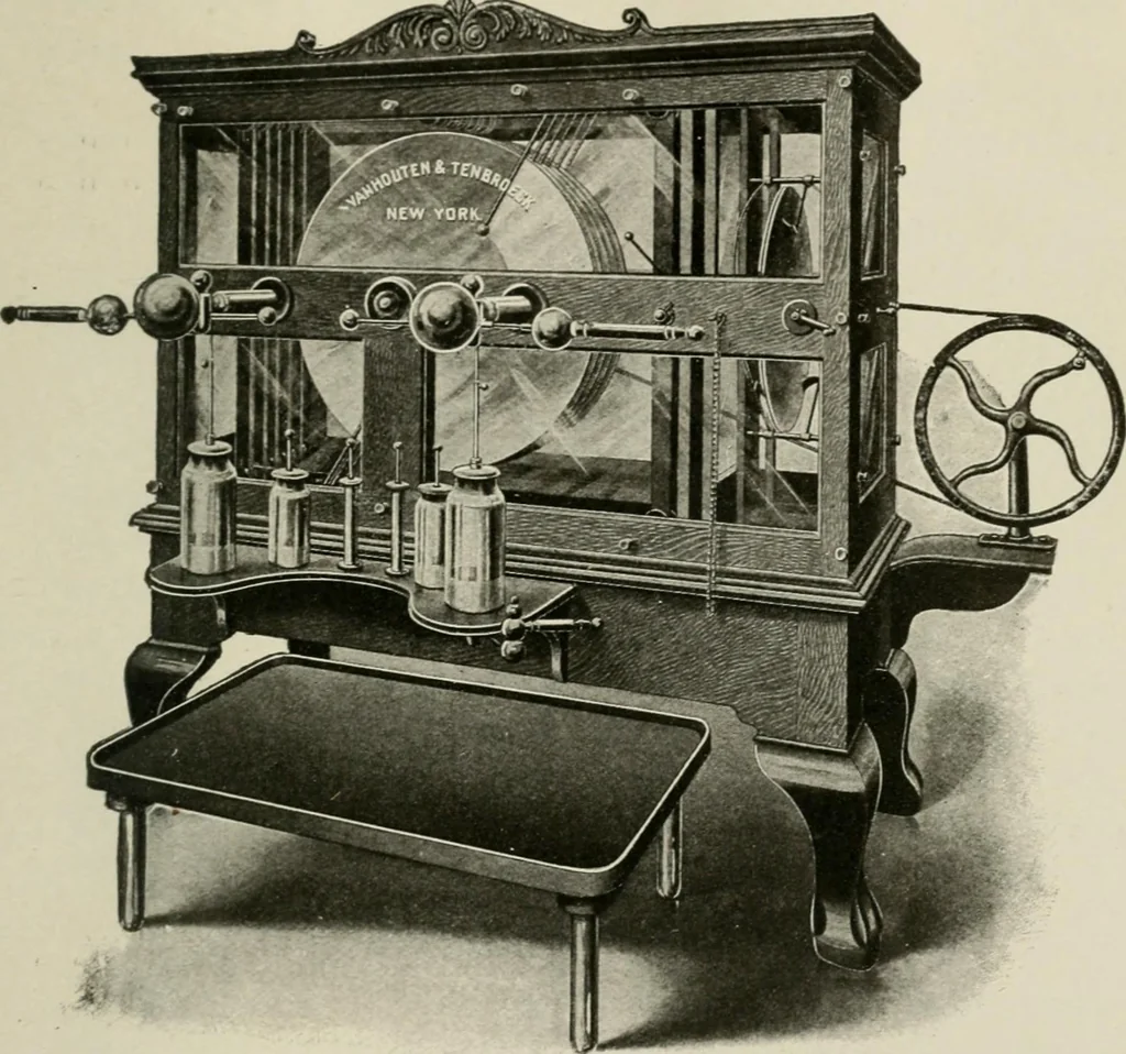 An illustration from Cyclopedia of applied electricity : a practical guide for electricians, mechanics, engineers, students, telegraph and telephone operators, and all others interested in electricity, 1905, leaf 51