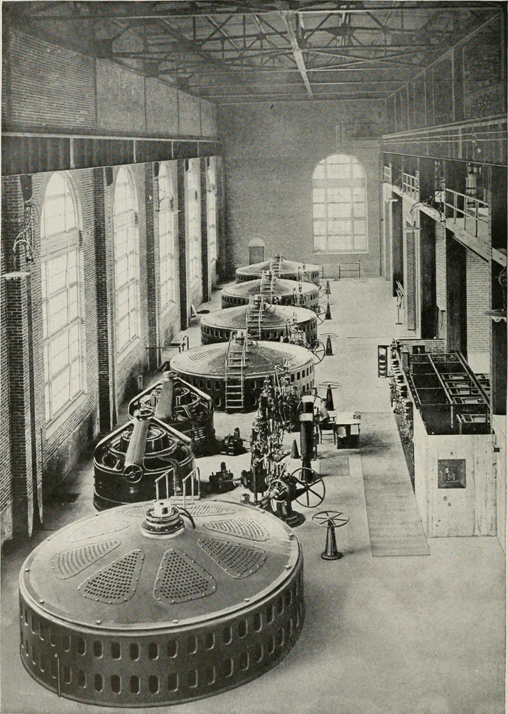 An illustration from Cyclopedia of applied electricity : a general reference work on direct-current generators and motors, storage batteries, electrochemistry, welding, electric wiring, meters, electric lighting, electric railways, power stations, switchboards, power transmission, alternating-current machinery, telegraphy, etc., 1916, leaf 14