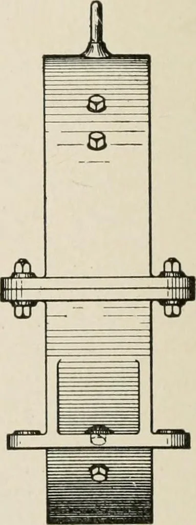 An illustration from Cyclopedia of applied electricity : a general reference work on direct-current generators and motors, storage batteries, electrochemistry, welding, electric wiring, meters, electric lighting, electric railways, power stations, switchboards, power transmission, alternating-current machinery, telegraphy, etc., 1916, leaf 194
