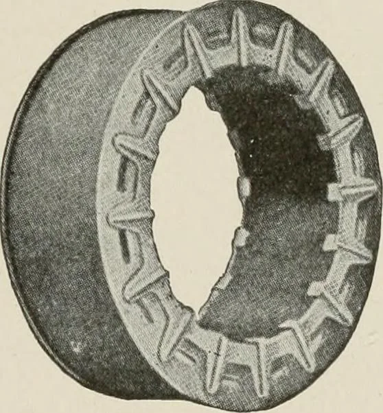 An illustration from Cyclopedia of applied electricity : a general reference work on direct-current generators and motors, storage batteries, electrochemistry, welding, electric wiring, meters, electric lighting, electric railways, power stations, switchboards, power transmission, alternating-current machinery, telegraphy, etc., 1916, leaf 201