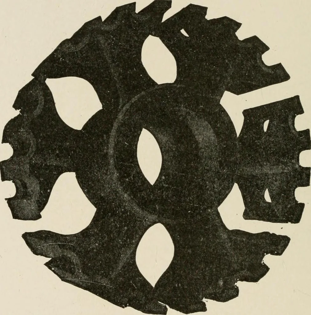 An illustration from Cyclopedia of applied electricity : a general reference work on direct-current generators and motors, storage batteries, electrochemistry, welding, electric wiring, meters, electric lighting, electric railways, power stations, switchboards, power transmission, alternating-current machinery, telegraphy, etc., 1916, leaf 210