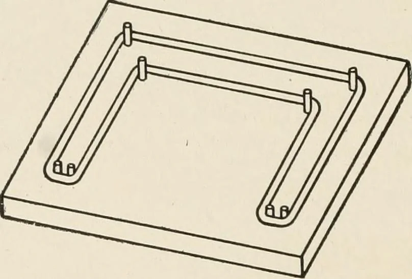 An illustration from Cyclopedia of applied electricity : a general reference work on direct-current generators and motors, storage batteries, electrochemistry, welding, electric wiring, meters, electric lighting, electric railways, power stations, switchboards, power transmission, alternating-current machinery, telegraphy, etc., 1916, leaf 218