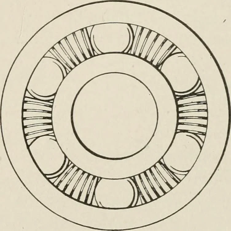 An illustration from Cyclopedia of applied electricity : a general reference work on direct-current generators and motors, storage batteries, electrochemistry, welding, electric wiring, meters, electric lighting, electric railways, power stations, switchboards, power transmission, alternating-current machinery, telegraphy, etc., 1916, leaf 235