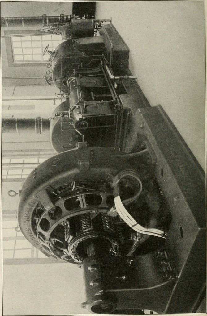 An illustration from Cyclopedia of applied electricity : a general reference work on direct-current generators and motors, storage batteries, electrochemistry, welding, electric wiring, meters, electric lighting, electric railways, power stations, switchboards, power transmission, alternating-current machinery, telegraphy, etc., 1916, leaf 280