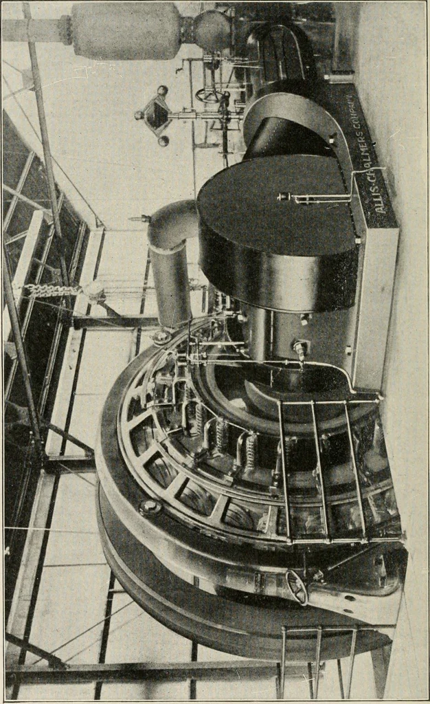 An illustration from Cyclopedia of applied electricity : a general reference work on direct-current generators and motors, storage batteries, electrochemistry, welding, electric wiring, meters, electric lighting, electric railways, power stations, switchboards, power transmission, alternating-current machinery, telegraphy, etc., 1916, leaf 282
