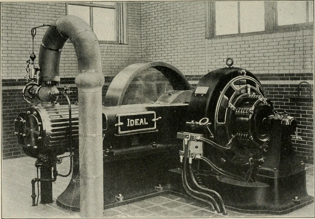 An illustration from Cyclopedia of applied electricity : a general reference work on direct-current generators and motors, storage batteries, electrochemistry, welding, electric wiring, meters, electric lighting, electric railways, power stations, switchboards, power transmission, alternating-current machinery, telegraphy, etc., 1916, leaf 283