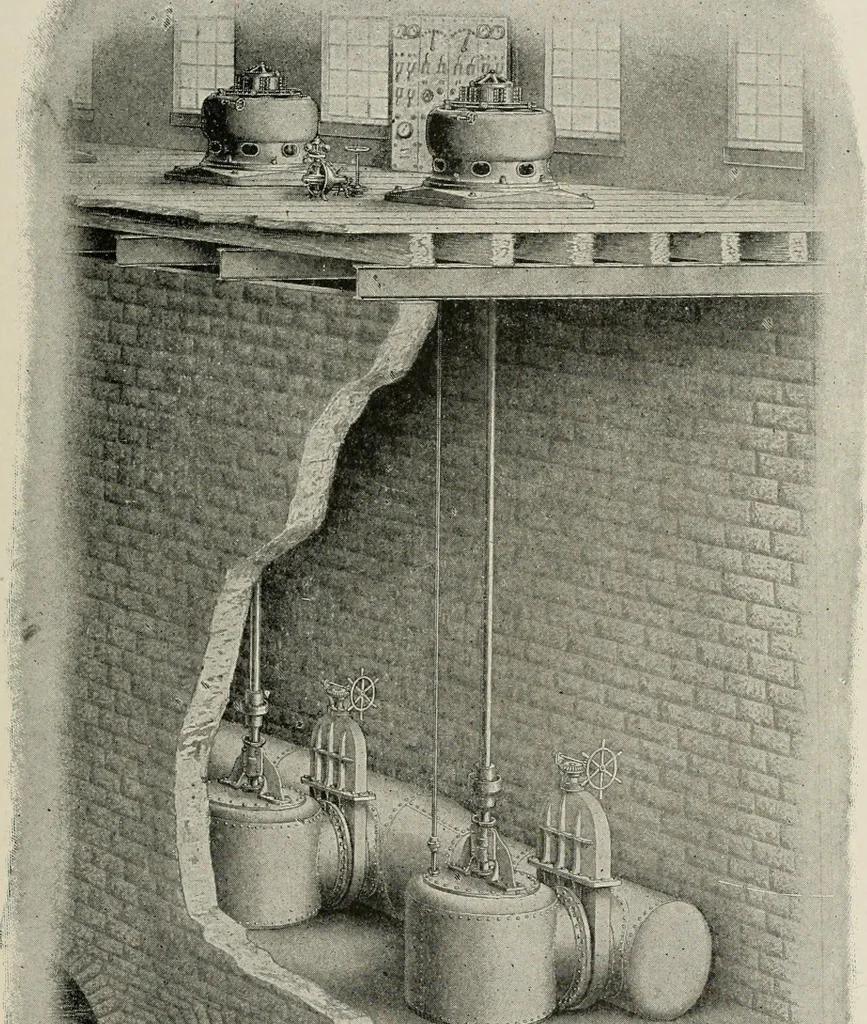 An illustration from Cyclopedia of applied electricity : a general reference work on direct-current generators and motors, storage batteries, electrochemistry, welding, electric wiring, meters, electric lighting, electric railways, power stations, switchboards, power transmission, alternating-current machinery, telegraphy, etc., 1916, leaf 287