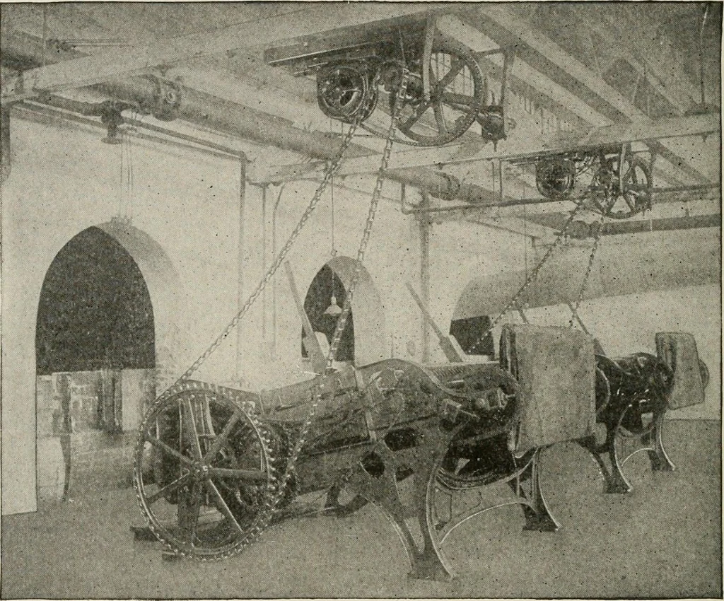 An illustration from Cyclopedia of applied electricity : a general reference work on direct-current generators and motors, storage batteries, electrochemistry, welding, electric wiring, meters, electric lighting, electric railways, power stations, switchboards, power transmission, alternating-current machinery, telegraphy, etc., 1916, leaf 294
