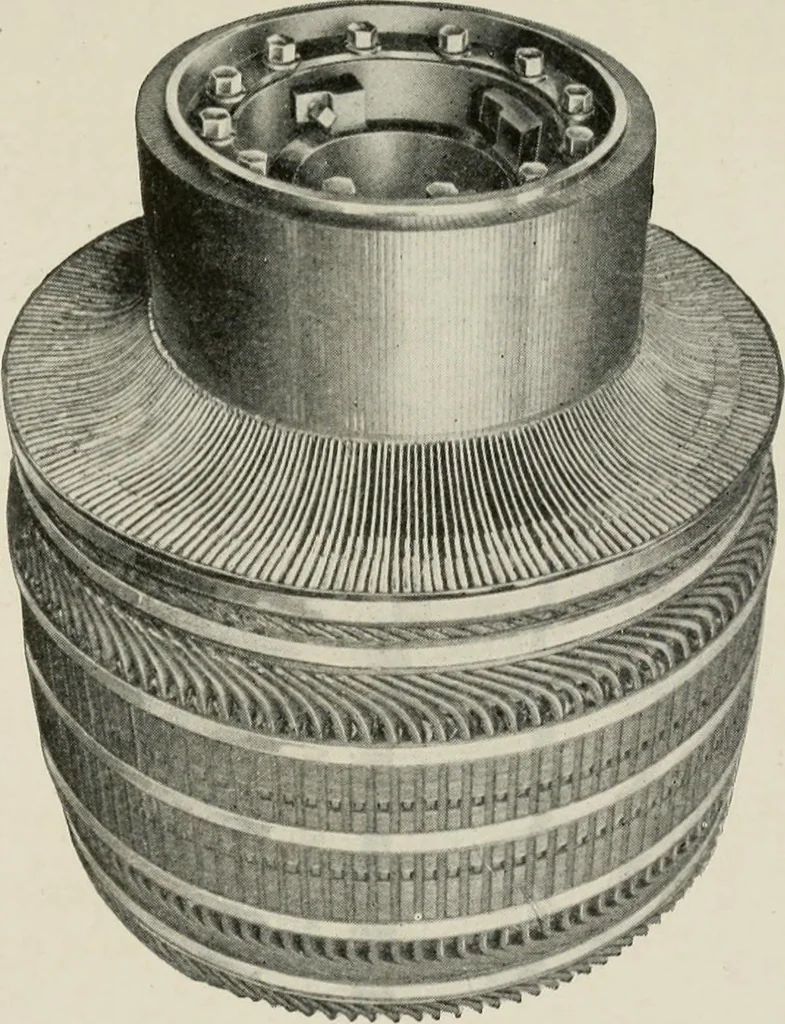 An illustration from Cyclopedia of applied electricity : a general reference work on direct-current generators and motors, storage batteries, electrochemistry, welding, electric wiring, meters, electric lighting, electric railways, power stations, switchboards, power transmission, alternating-current machinery, telegraphy, etc., 1916, leaf 305