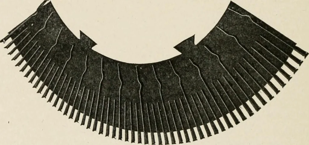 An illustration from Cyclopedia of applied electricity : a general reference work on direct-current generators and motors, storage batteries, electrochemistry, welding, electric wiring, meters, electric lighting, electric railways, power stations, switchboards, power transmission, alternating-current machinery, telegraphy, etc., 1916, leaf 322