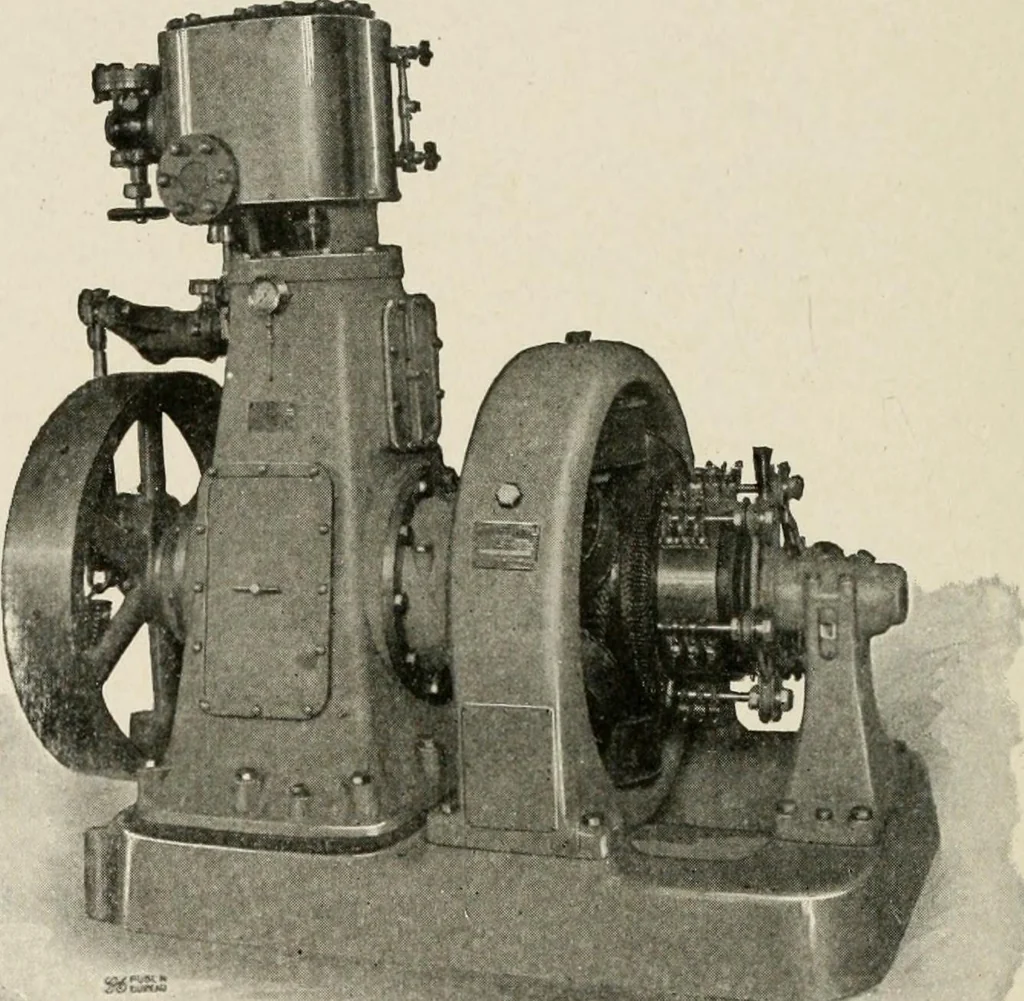 An illustration from Cyclopedia of applied electricity : a general reference work on direct-current generators and motors, storage batteries, electrochemistry, welding, electric wiring, meters, electric lighting, electric railways, power stations, switchboards, power transmission, alternating-current machinery, telegraphy, etc., 1916, leaf 326