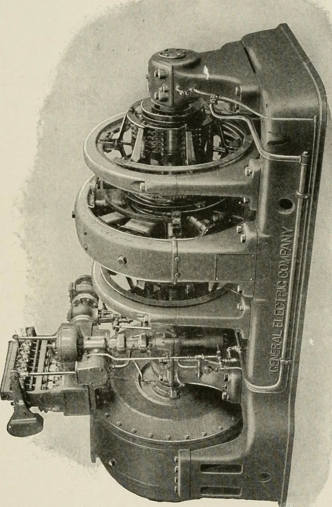 An illustration from Cyclopedia of applied electricity : a general reference work on direct-current generators and motors, storage batteries, electrochemistry, welding, electric wiring, meters, electric lighting, electric railways, power stations, switchboards, power transmission, alternating-current machinery, telegraphy, etc., 1916, leaf 327