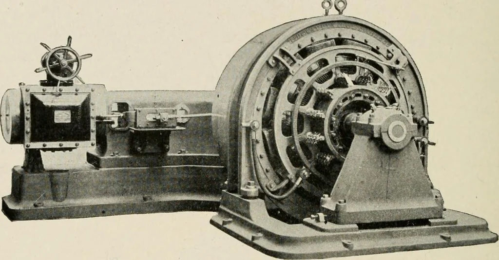 An illustration from Cyclopedia of applied electricity : a general reference work on direct-current generators and motors, storage batteries, electrochemistry, welding, electric wiring, meters, electric lighting, electric railways, power stations, switchboards, power transmission, alternating-current machinery, telegraphy, etc., 1916, leaf 330