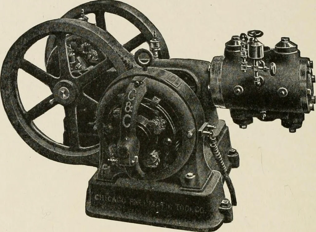 An illustration from Cyclopedia of applied electricity : a general reference work on direct-current generators and motors, storage batteries, electrochemistry, welding, electric wiring, meters, electric lighting, electric railways, power stations, switchboards, power transmission, alternating-current machinery, telegraphy, etc., 1916, leaf 348