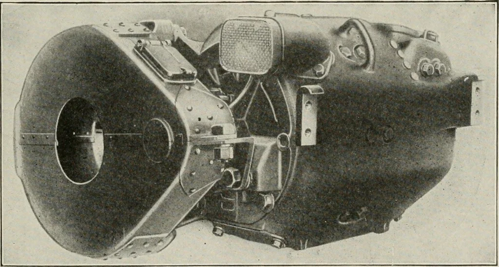 An illustration from Cyclopedia of applied electricity : a general reference work on direct-current generators and motors, storage batteries, electrochemistry, welding, electric wiring, meters, electric lighting, electric railways, power stations, switchboards, power transmission, alternating-current machinery, telegraphy, etc., 1916, leaf 363