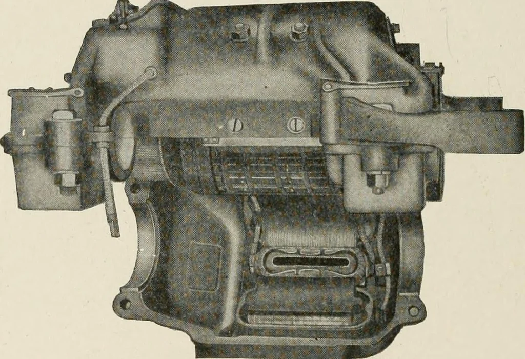 An illustration from Cyclopedia of applied electricity : a general reference work on direct-current generators and motors, storage batteries, electrochemistry, welding, electric wiring, meters, electric lighting, electric railways, power stations, switchboards, power transmission, alternating-current machinery, telegraphy, etc., 1916, leaf 370