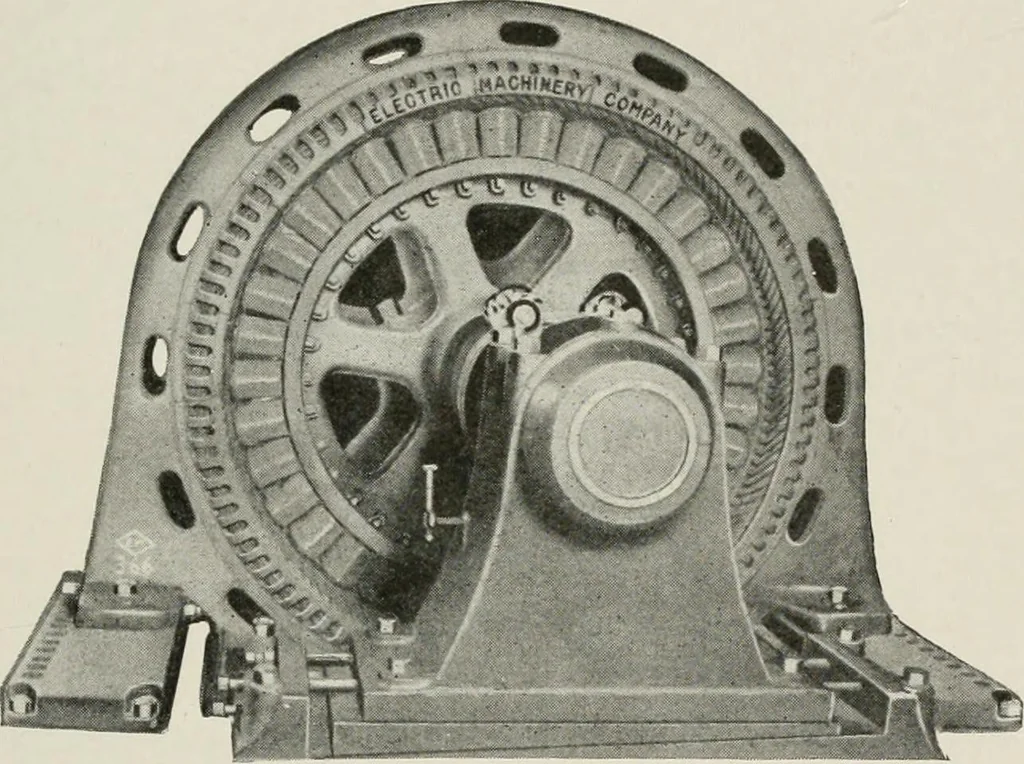 An illustration from Cyclopedia of applied electricity : a general reference work on direct-current generators and motors, storage batteries, electrochemistry, welding, electric wiring, meters, electric lighting, electric railways, power stations, switchboards, power transmission, alternating-current machinery, telegraphy, etc., 1916, leaf 393