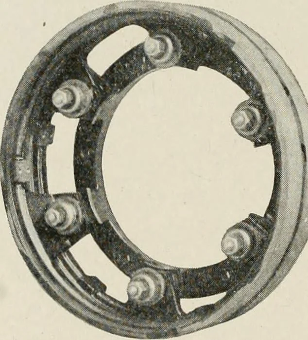 An illustration from Cyclopedia of applied electricity : a general reference work on direct-current generators and motors, storage batteries, electrochemistry, welding, electric wiring, meters, electric lighting, electric railways, power stations, switchboards, power transmission, alternating-current machinery, telegraphy, etc., 1916, leaf 412