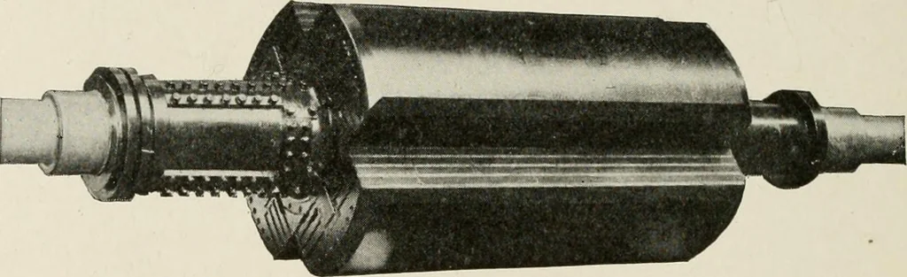 An illustration from Cyclopedia of applied electricity : a general reference work on direct-current generators and motors, storage batteries, electrochemistry, welding, electric wiring, meters, electric lighting, electric railways, power stations, switchboards, power transmission, alternating-current machinery, telegraphy, etc., 1916, leaf 418